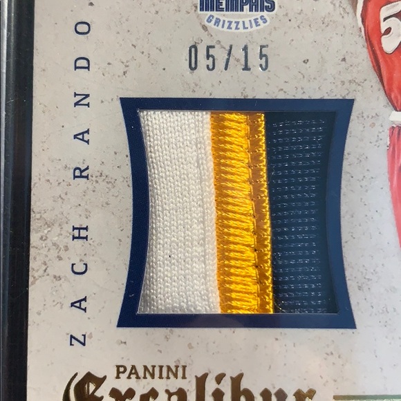 Zach Randolph Memorabilia Basketball Card - Picture 3 of 3